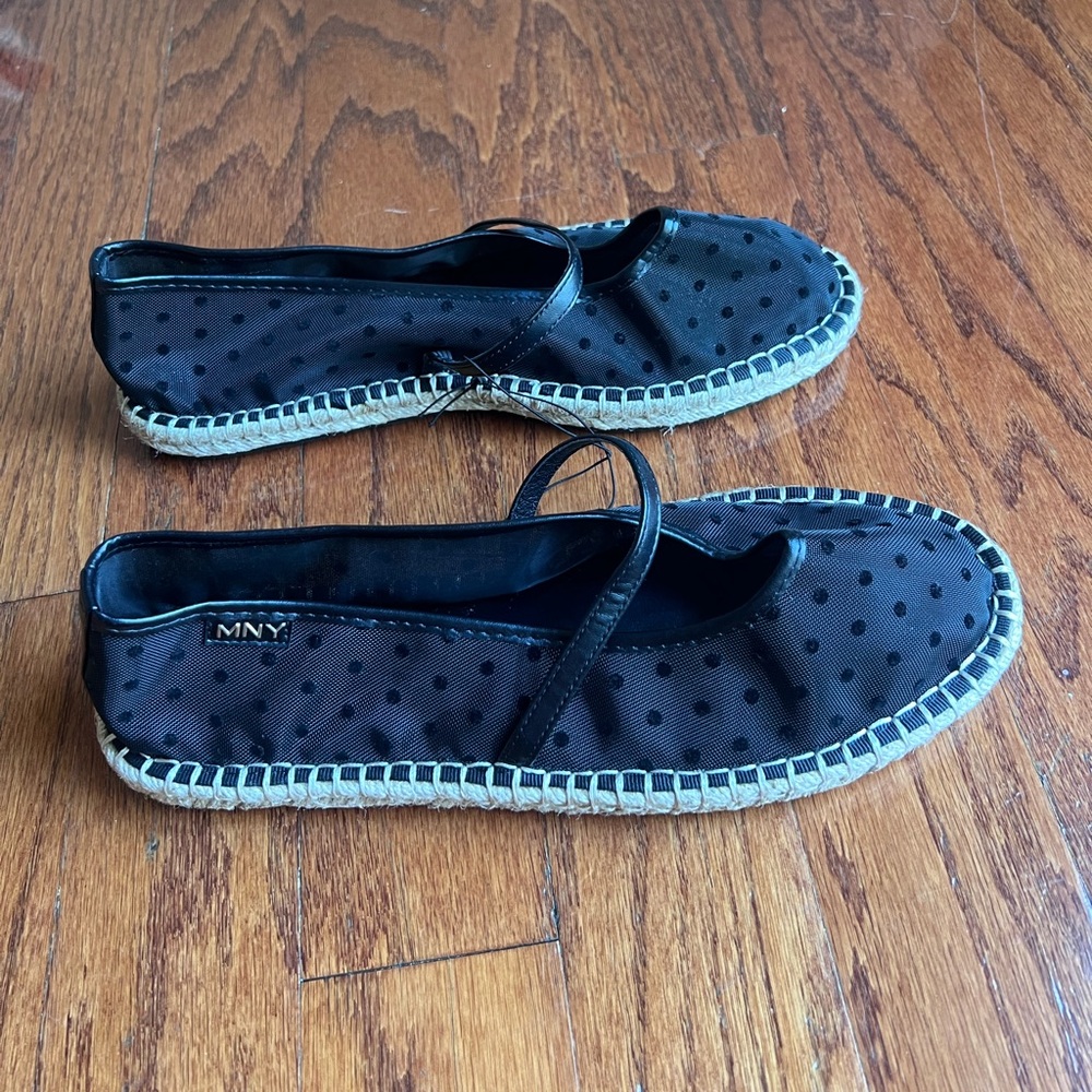 Brand New Marc New York Black Polka Dot Espadrilles